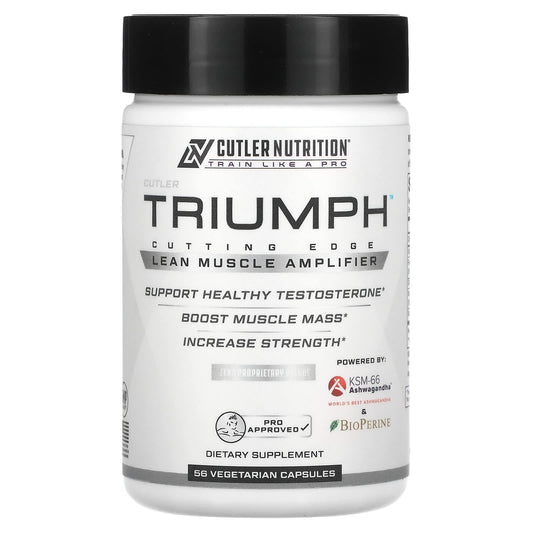 Cutler Nutrition Triumph Lean Muscle Amplifier & Testosterone Booster - Image 1