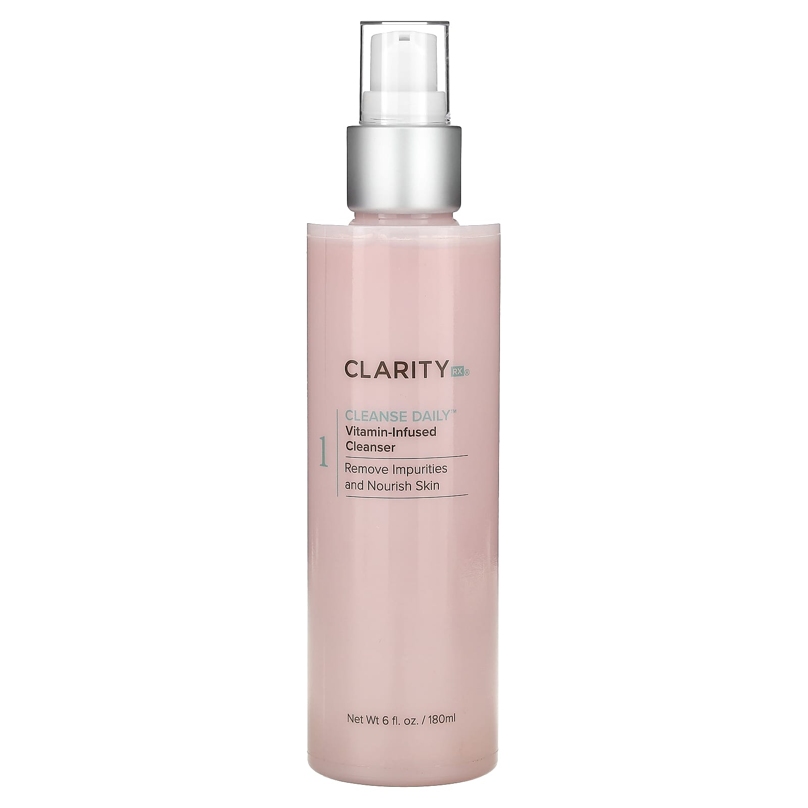 ClarityRx Vitamin-Infused Daily Cleanser for Glowing Skin, 6 fl oz (180 ml) - Image 1