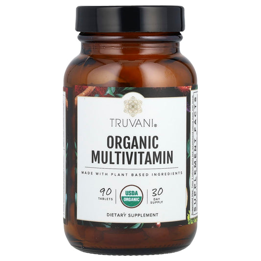 Truvani, Organic Multivitamin, 90 Tablets - Image 1
