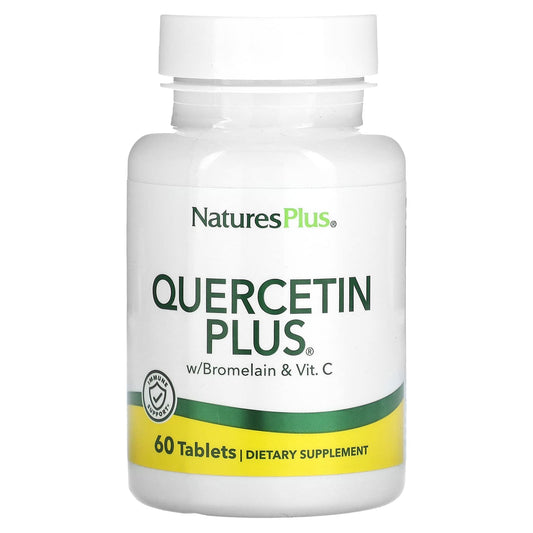 NaturesPlus, Quercetin Plus, 60 Tablets - Image 1