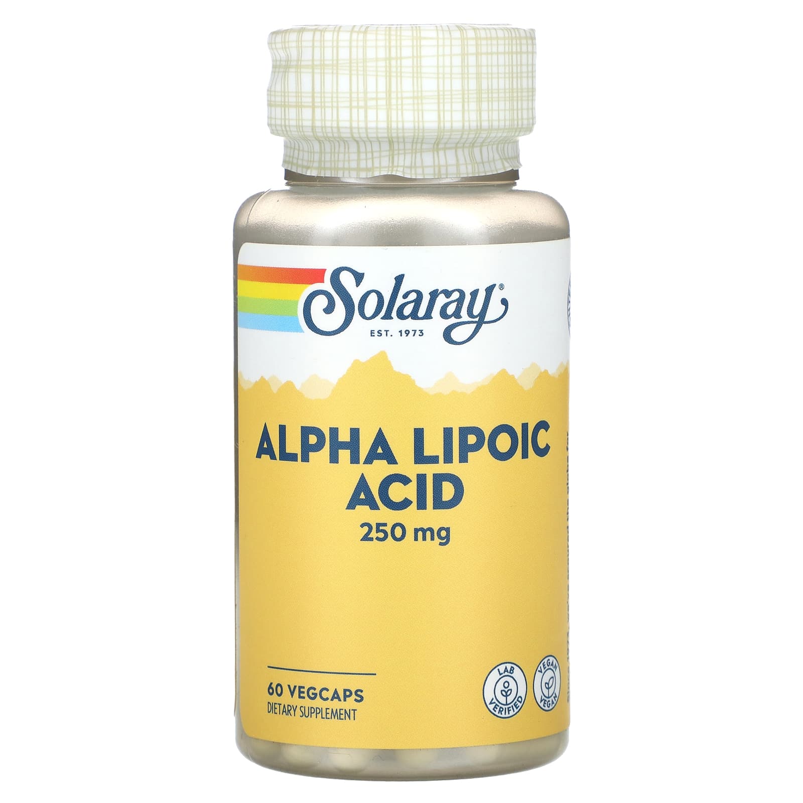 Solaray, Alpha Lipoic Acid, 250 mg, 60 VegCaps - Image 1