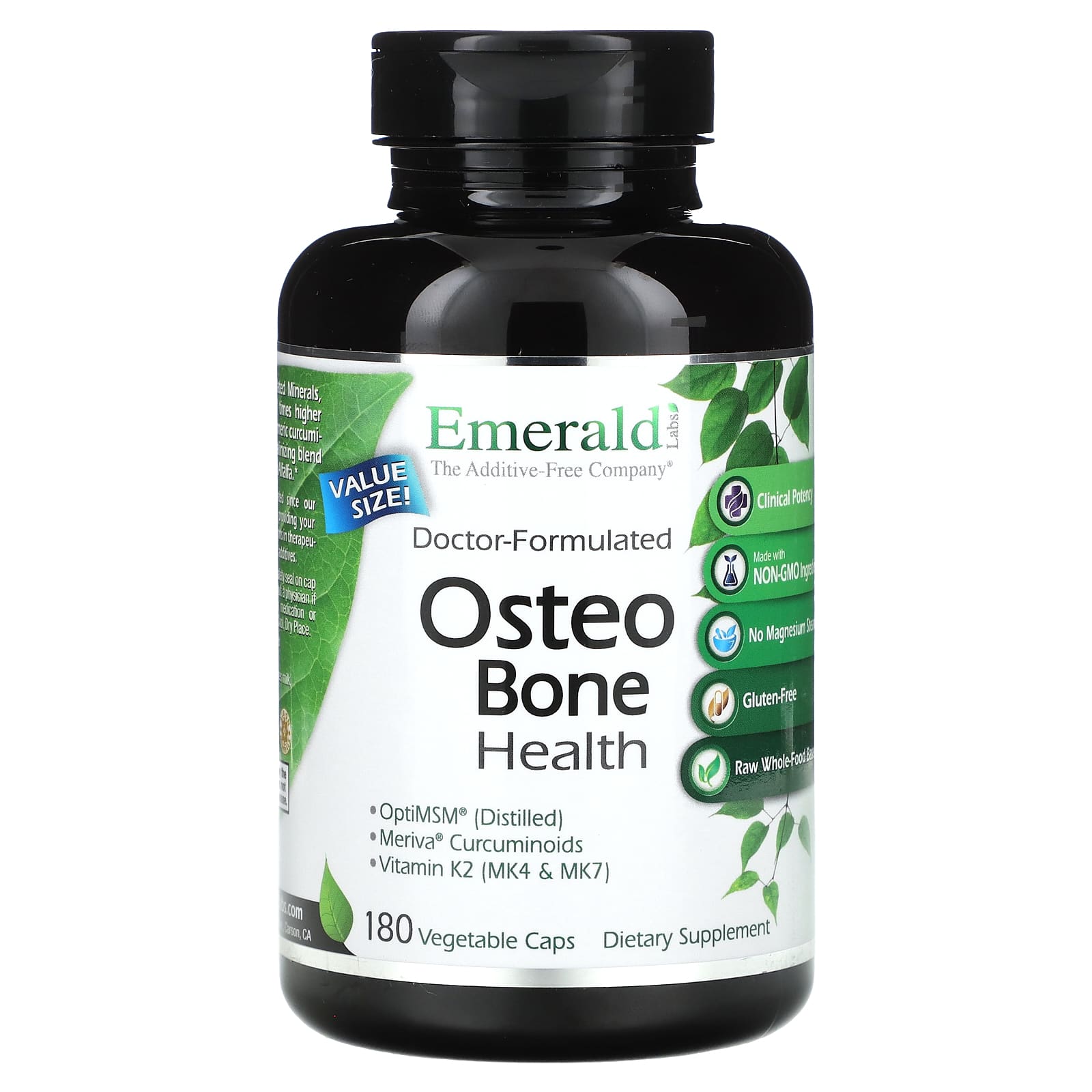 Emerald Laboratories Osteo Bone Health 180 Capsules - Image 1
