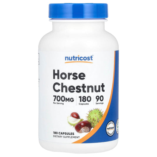 Nutricost, Horse Chestnut, 180 Capsules (350 mg per Capsule) - Image 1
