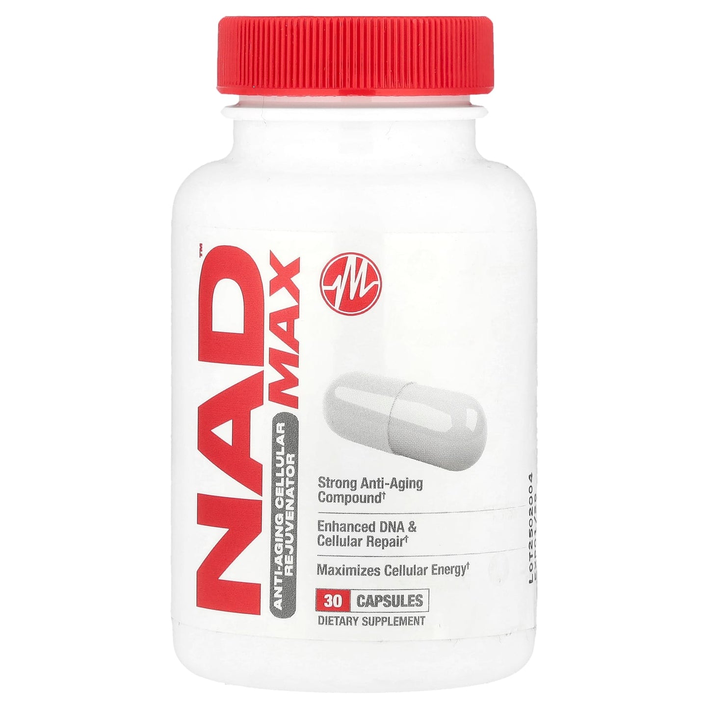 Metabolic Nutrition, NAD MAX™ , Anti-Aging Cellular Rejuvenator, 30 Capsules - Image 1