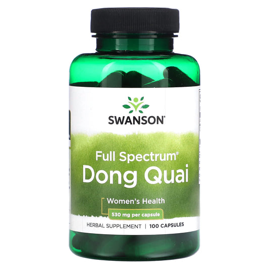 Swanson, Full Spectrum Dong Quai, 530 mg, 100 Capsules - Image 1