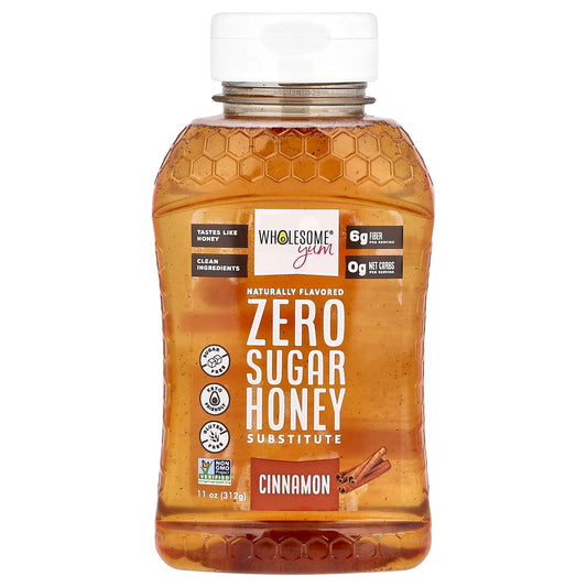 Wholesome Yum, Zero Sugar Honey Substitute, Cinnamon, 11 oz (312 g) - Image 1