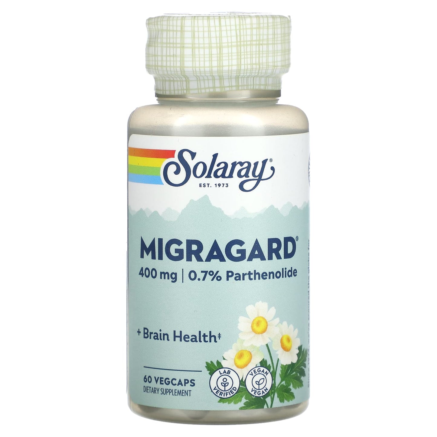 Solaray, MigraGard, 400 mg, 60 VegCaps - Image 1