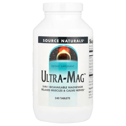 Source Naturals, Ultra-Mag™, 240 Tablets - Image 1