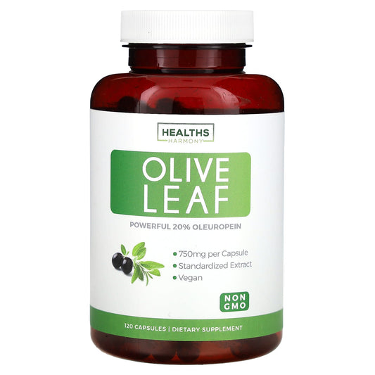 Boost Immune System with 750mg Olive Leaf Extract - 120 Capsules - Image 1
