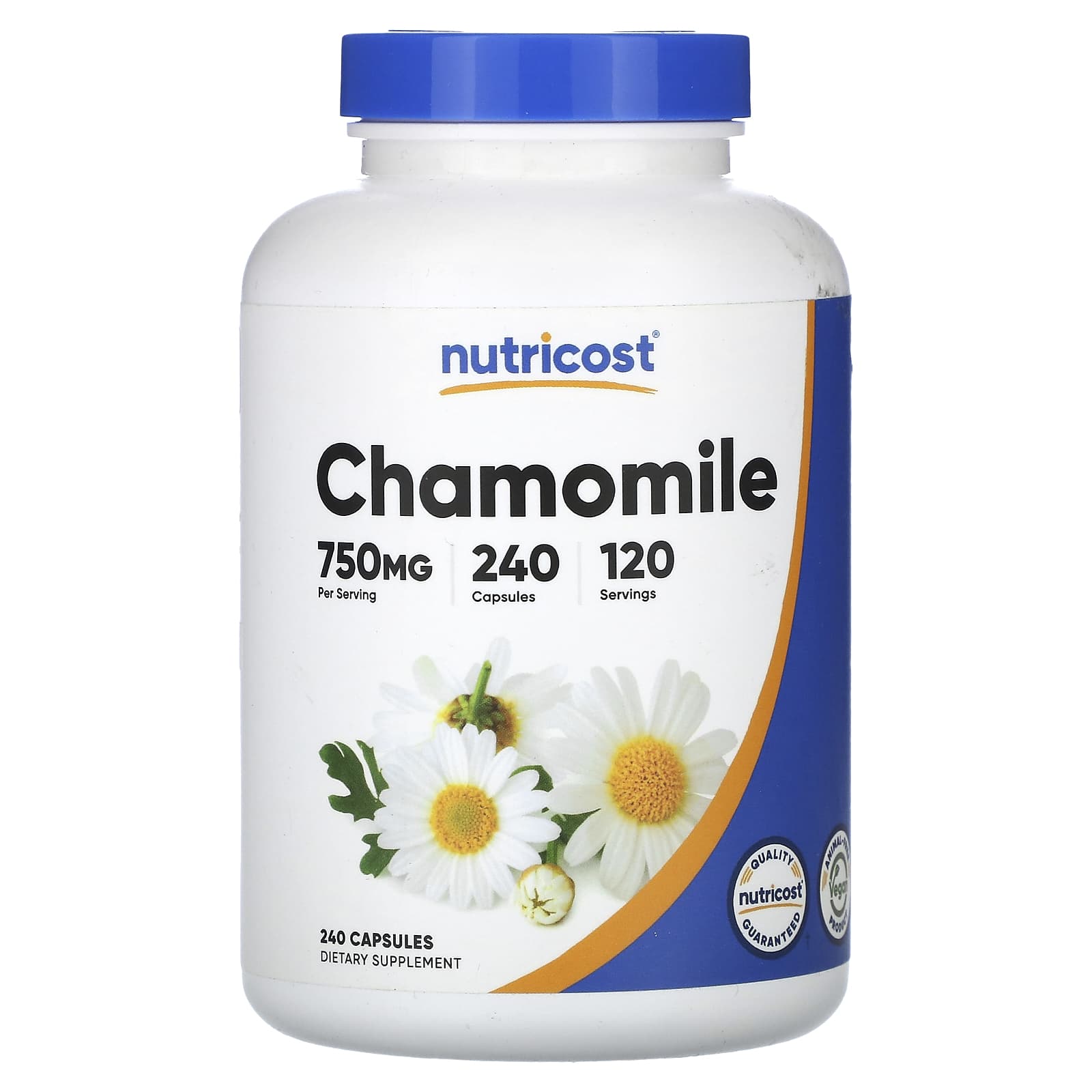 Nutricost, Chamomile, 240 Capsules (375 mg per Capsule) - Image 1