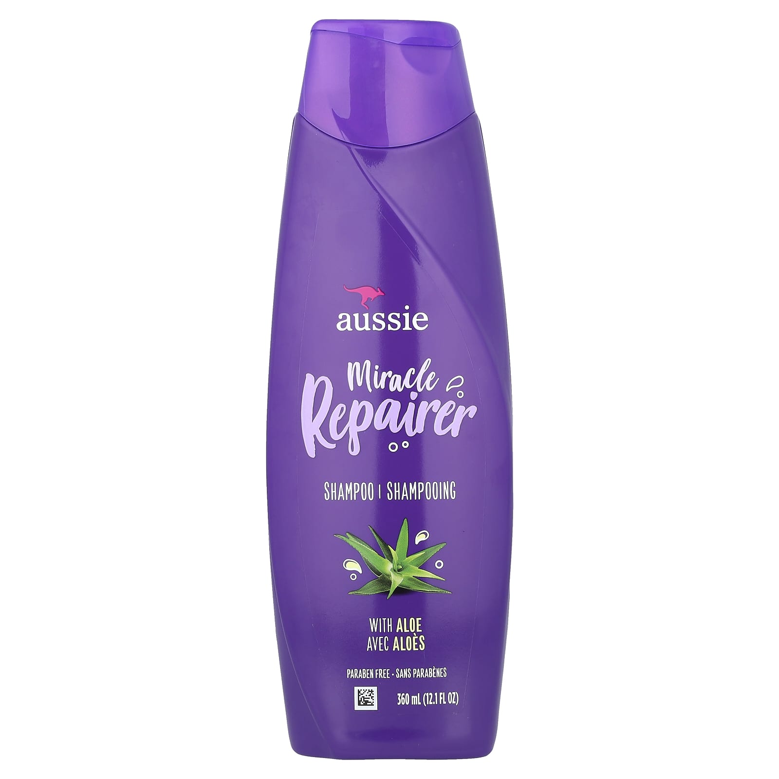 Aussie Miracle Repair Shampoo with Aloe for Damaged Hair - Image 1
