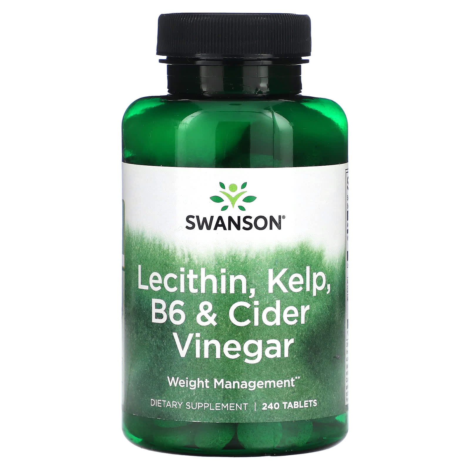 Swanson, Lecithin, Kelp, B6 & Cider Vinegar, 240 Tablets - Image 1