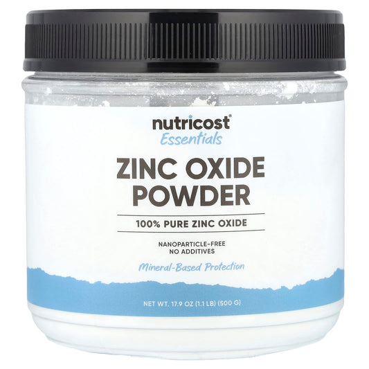 Nutricost, Essential, Zinc Oxide Powder, 17.9 oz (500 g) - Image 1