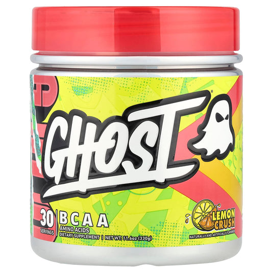 Ghost BCAA Lemon Crush, 330g - All-Day Energy & Endurance - Image 1