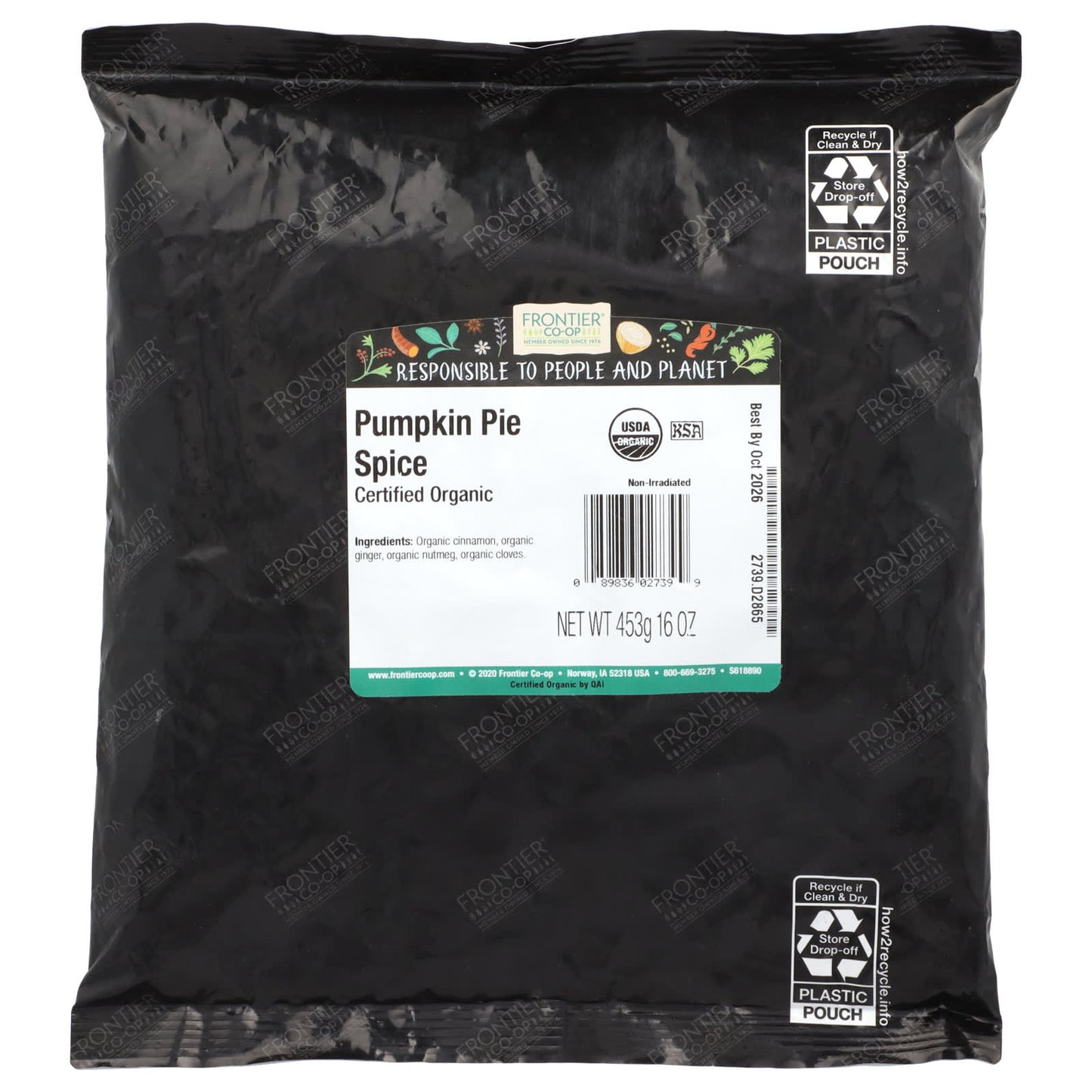 Organic Pumpkin Pie Spice Blend by Frontier Co-op, 16 oz - Image 2