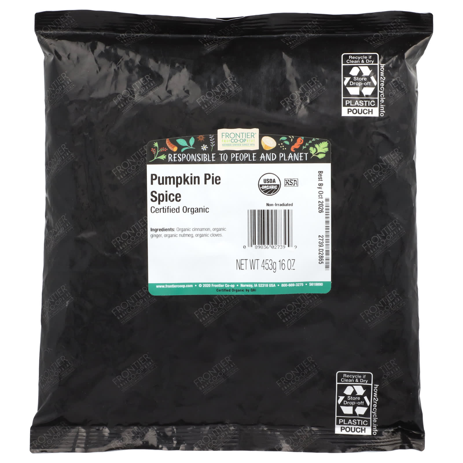 Organic Pumpkin Pie Spice Blend by Frontier Co-op, 16 oz - Image 2