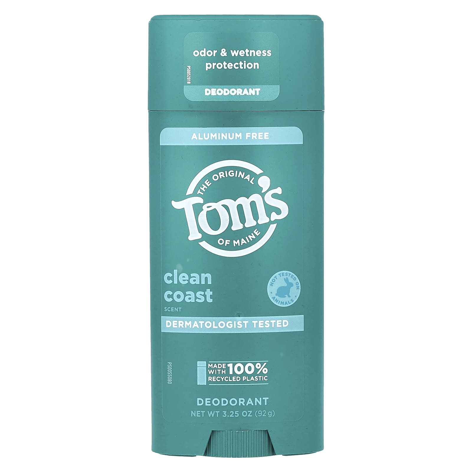 Tom's of Maine, Aluminum Free Deodorant, Clean Coast, 3.25 oz (92 g) - Image 1