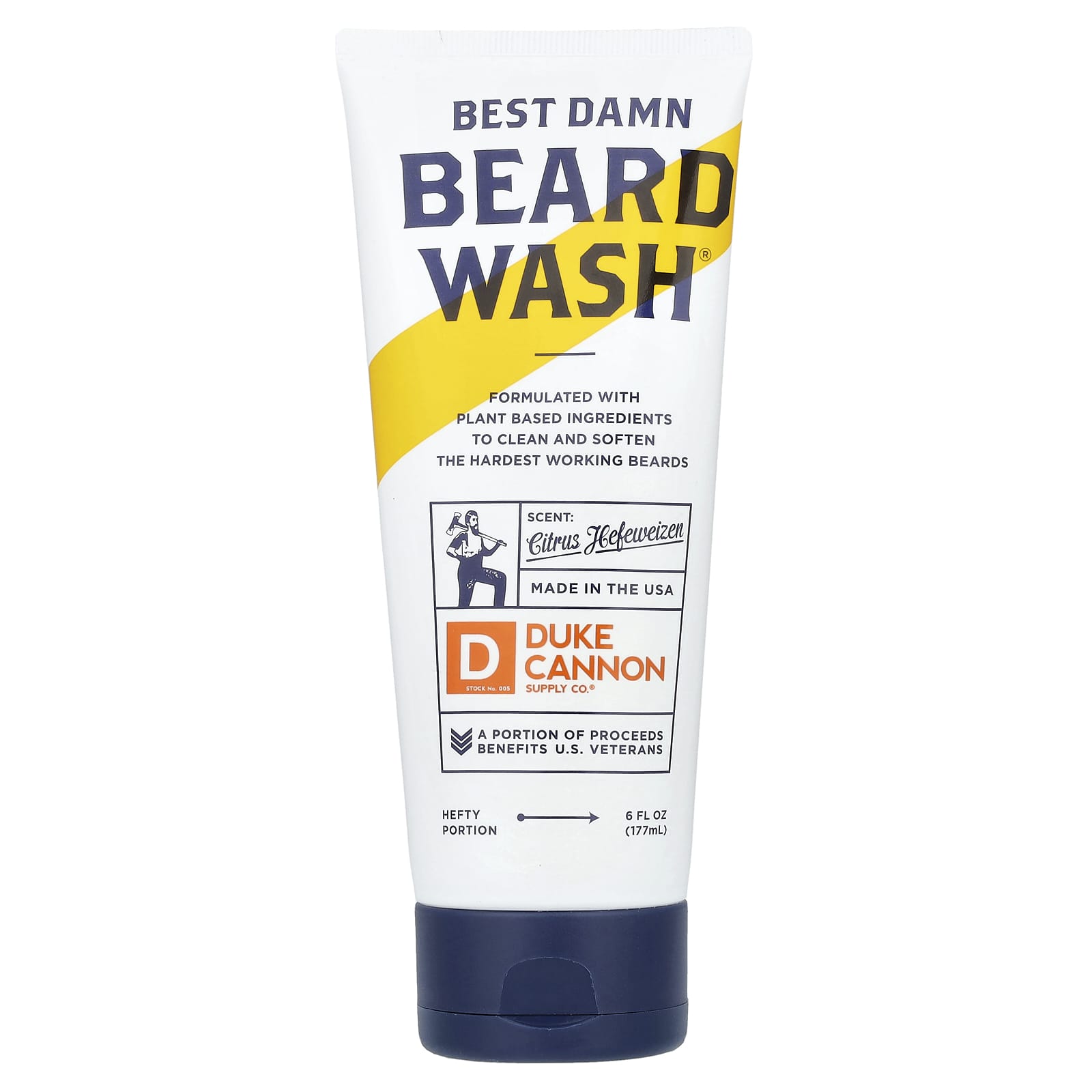 Best Damn Beard Wash Citrus Hefeweizen | Duke Cannon Supply Co. - Image 1