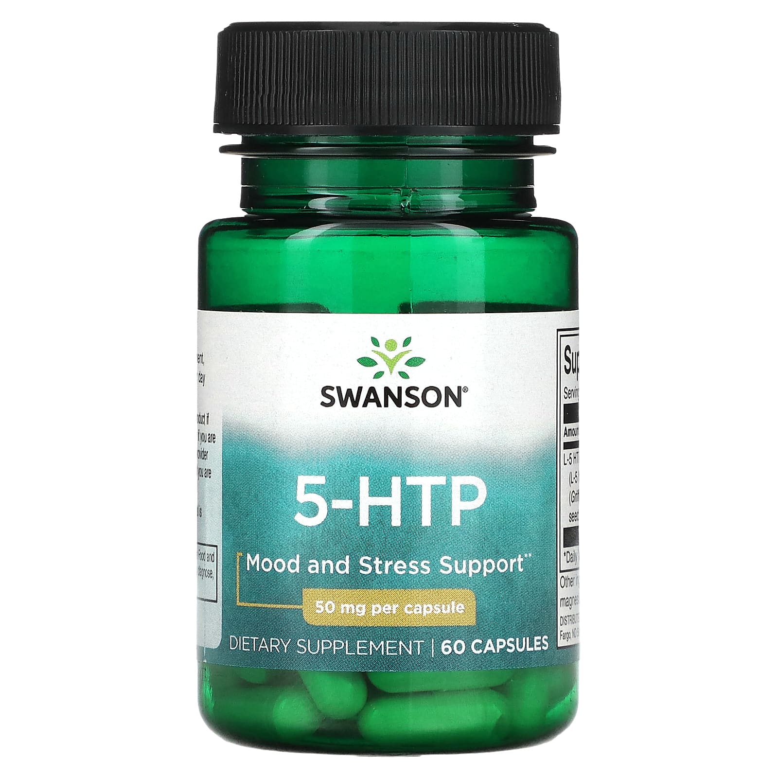 Swanson, 5-HTP, 50 mg , 60 Capsules - Image 1