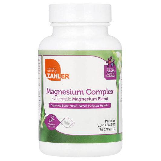Zahler, Magnesium Complex, 60 Capsules - Image 1