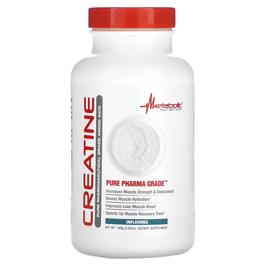 Metabolic Nutrition, Creatine, Unflavored, 3.52 oz (100 g) - Image 1