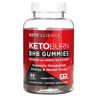 Burn Fat Fast with Raspberry Keto Science BHB Gummies