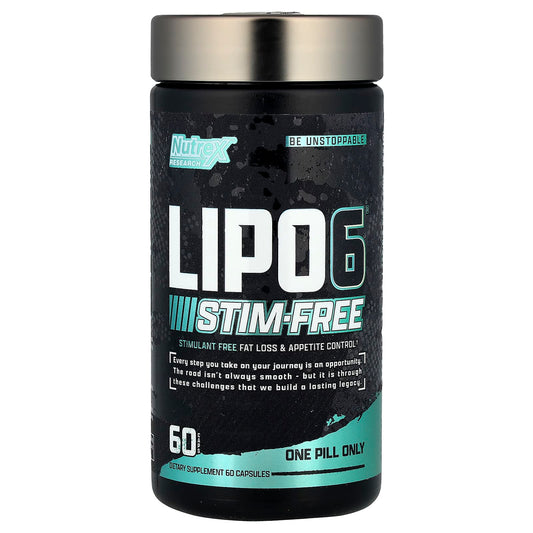 Nutrex Research, Lipo6®, Stim Free, 60 Caps - Image 1