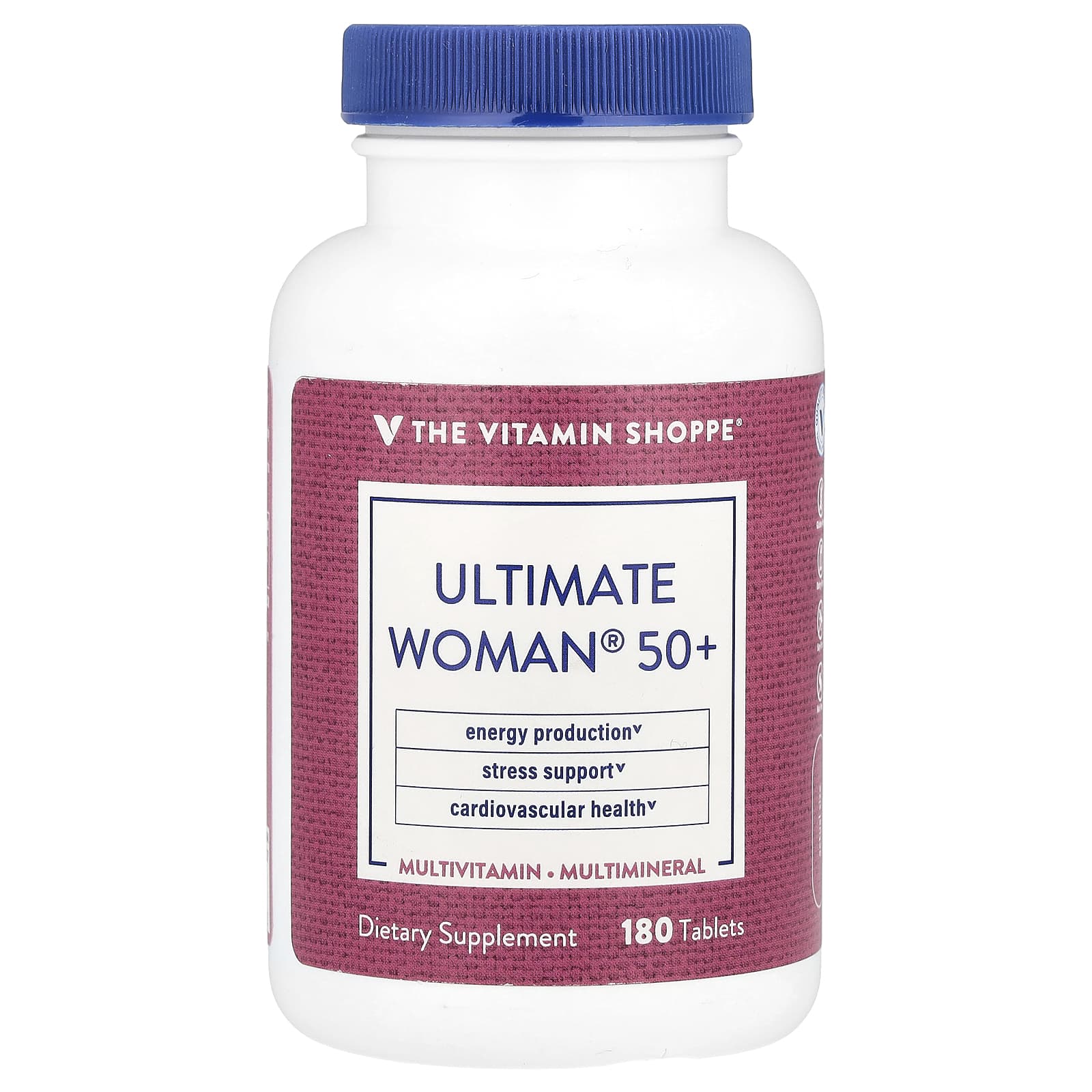 The Vitamin Shoppe, Ultimate Woman® 50+, Multivitamin & Multimineral, 180 Tablets - Image 1