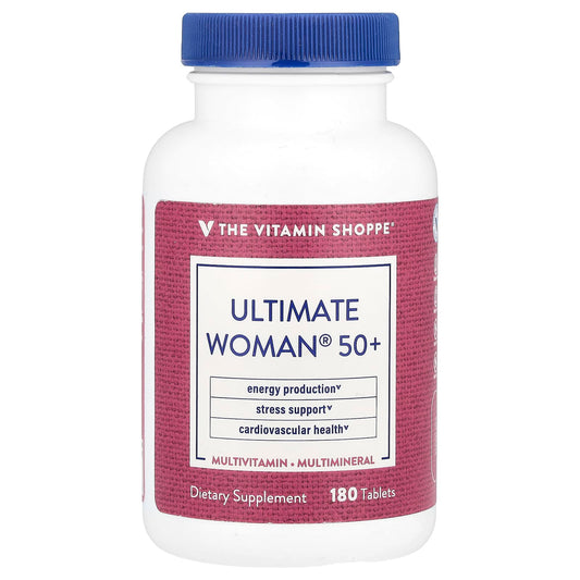 The Vitamin Shoppe, Ultimate Woman® 50+, Multivitamin & Multimineral, 180 Tablets - Image 1