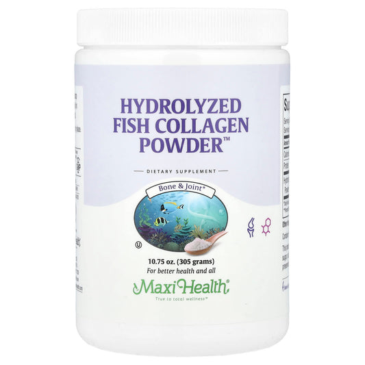 Maxi Health, Hydrolyzed Fish Collagen Powder™, 10.75 oz (305 g) - Image 1
