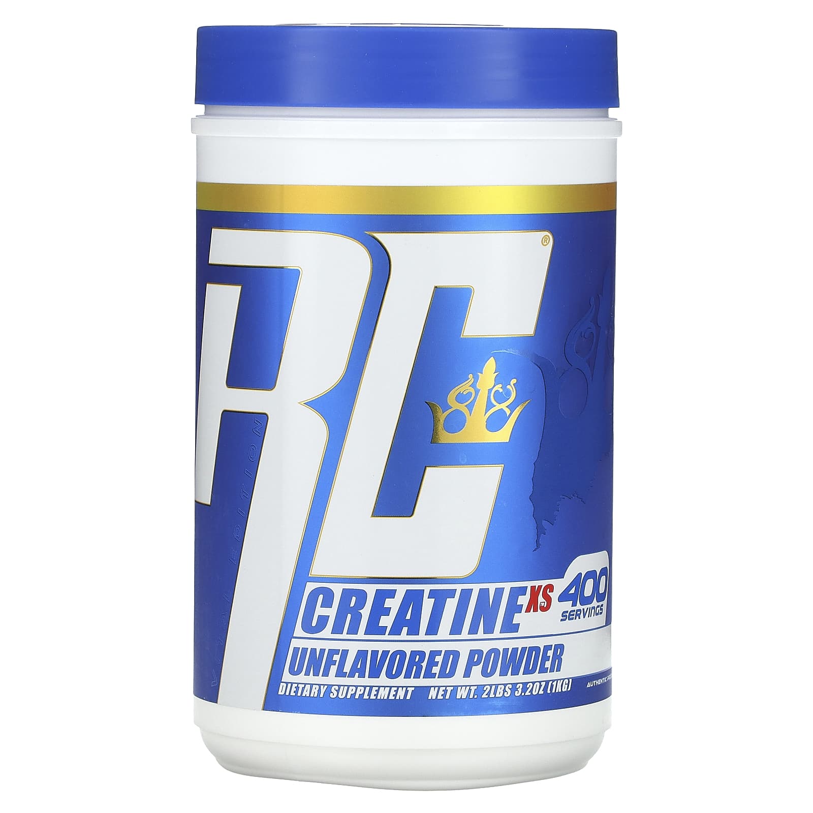 Ronnie Coleman, Vital Edition, Creatine XS Powder, Unflavored, 2 lbs 3.2 oz (1 kg) - Image 1