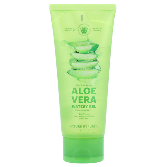Nature Republic, Mild & Moisture Aloe Vera Watery Gel, 8.45 fl oz (250 ml) - Image 1