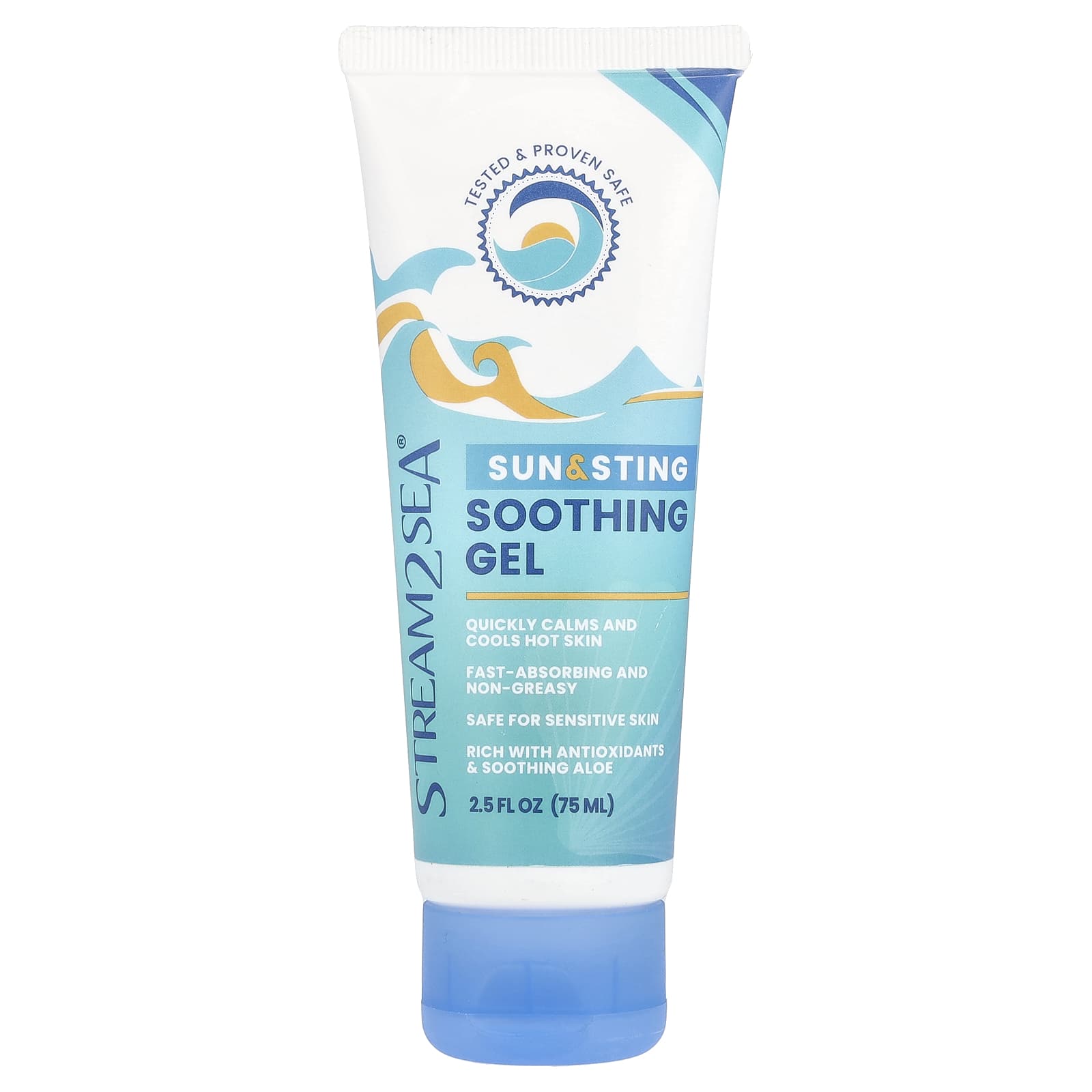 Stream2Sea, Sun & Sting Soothing Gel, 2.5 fl oz (75 ml) - Image 1