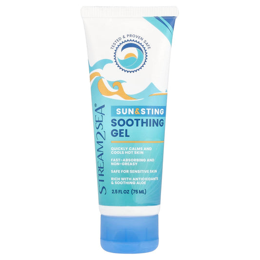 Stream2Sea, Sun & Sting Soothing Gel, 2.5 fl oz (75 ml) - Image 1