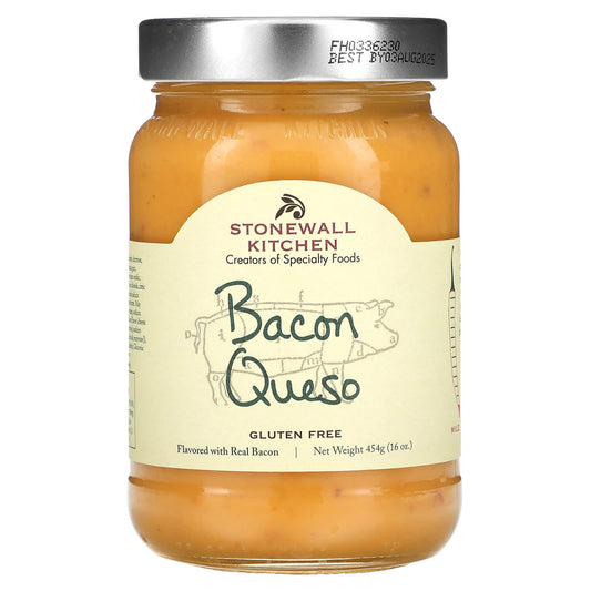 Stonewall Kitchen, Bacon Queso, 16 oz (454 g) - Image 1