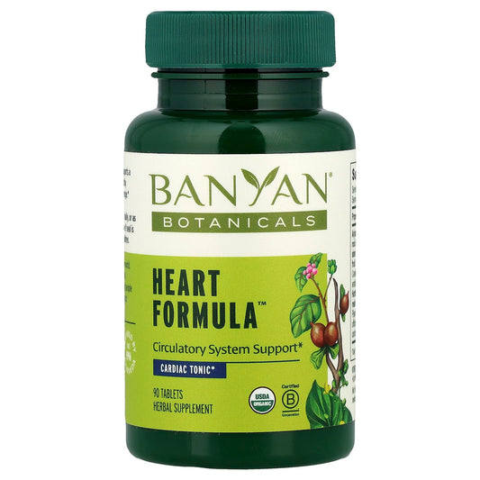 Heart Formula 90 Tablets - USDA Organic Circulatory Support - Image 1