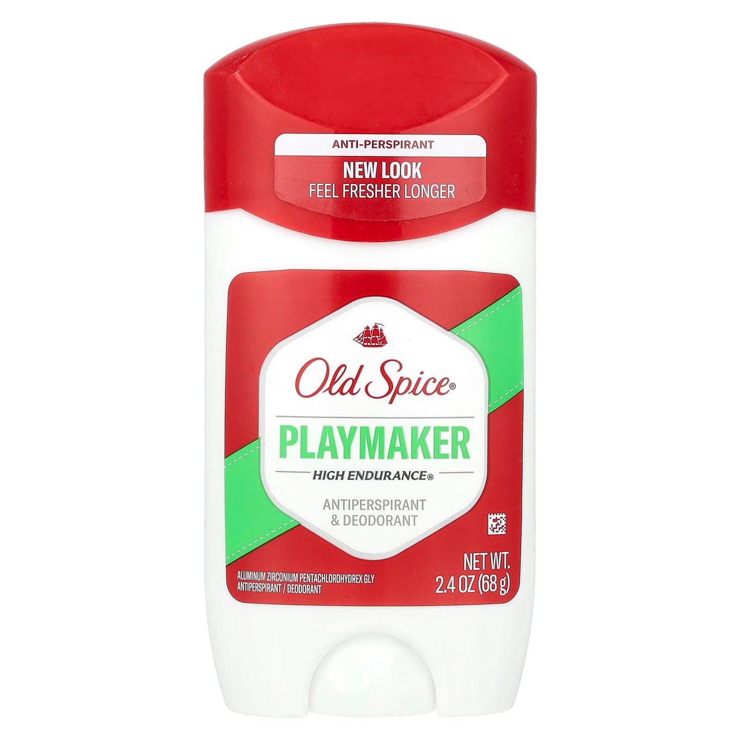 Old Spice, High Endurance® Antiperspirant & Deodorant, Playmaker, 2.4 oz (68 g) - Image 1