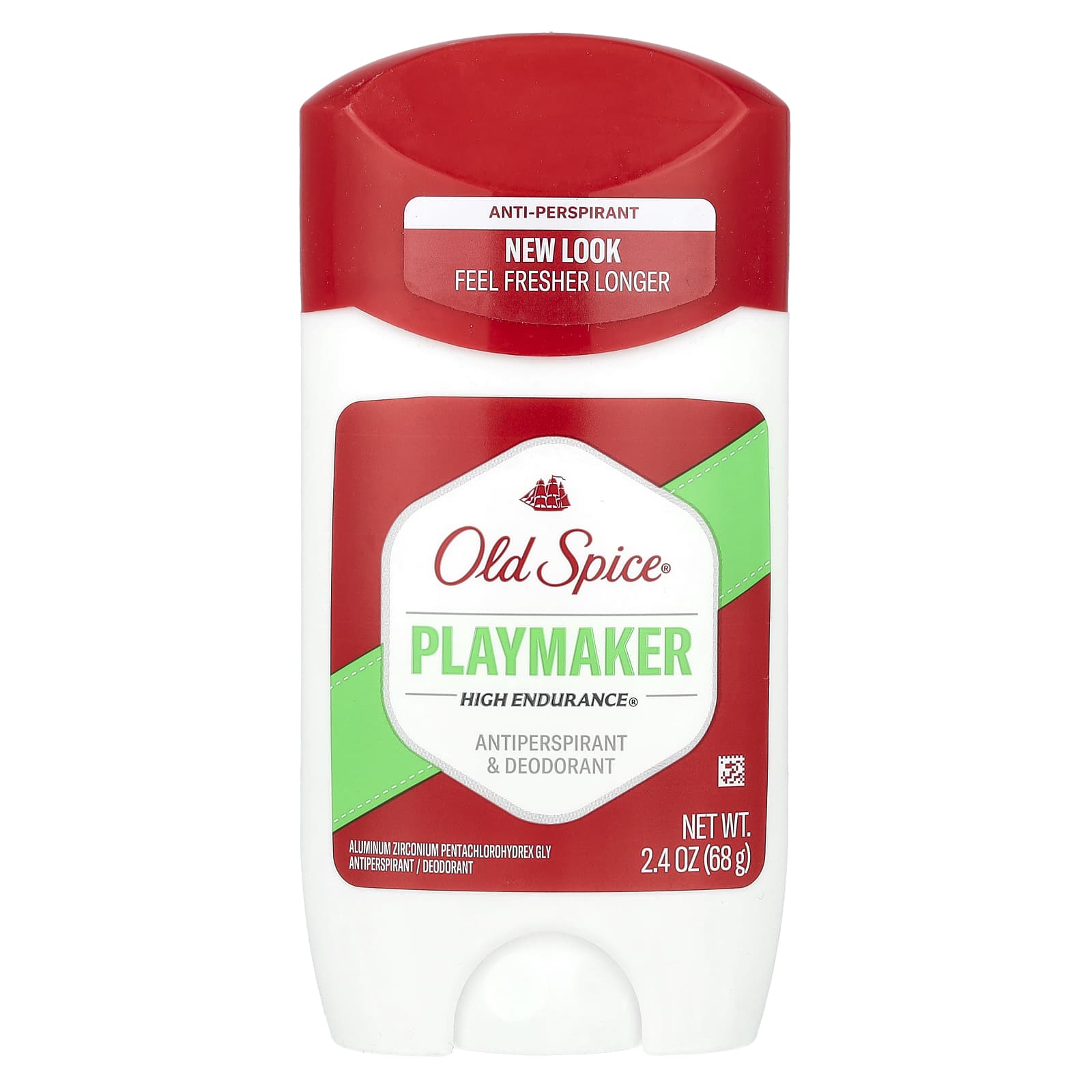 Old Spice, High Endurance® Antiperspirant & Deodorant, Playmaker, 2.4 oz (68 g) - Image 1