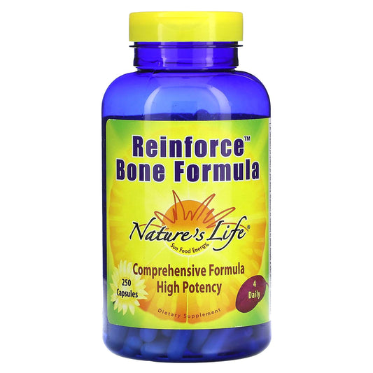 Nature's Life, Reinforce Bone Formula, 250 Capsules - Image 1