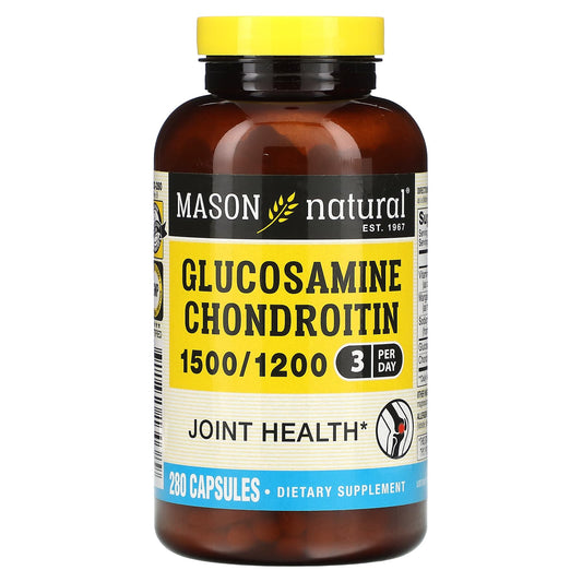 Mason Natural, Glucosamine Chondroitin, 280 Capsules - Image 1
