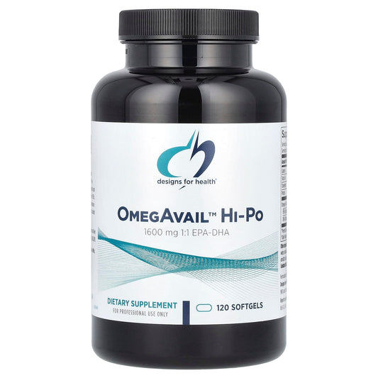 High-Potency Omega-3 Fish Oil Supplement by Designs For Health - Image 1