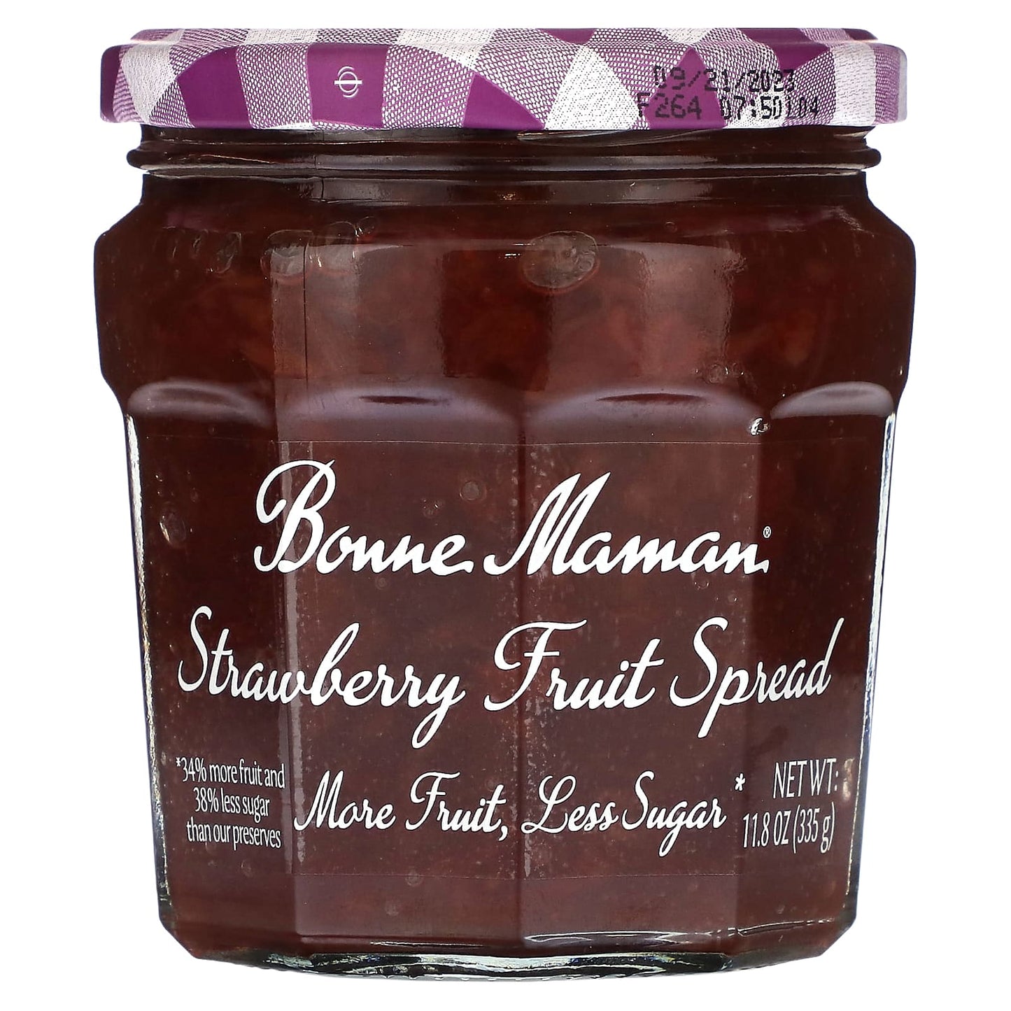 Strawberry Fruit Spread by Bonne Maman - 11.8 oz (335g) - Image 1