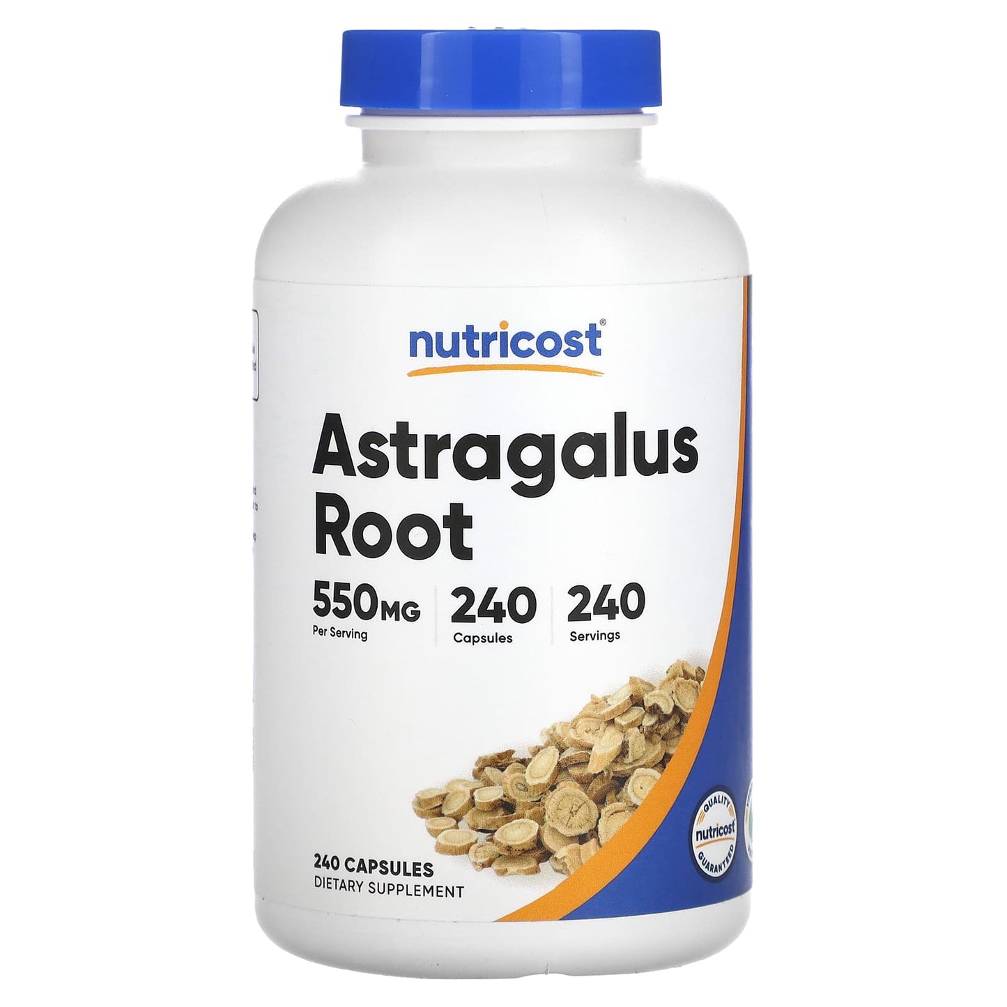 Nutricost, Astragalus Root , 550 mg , 240 Capsules - Image 1