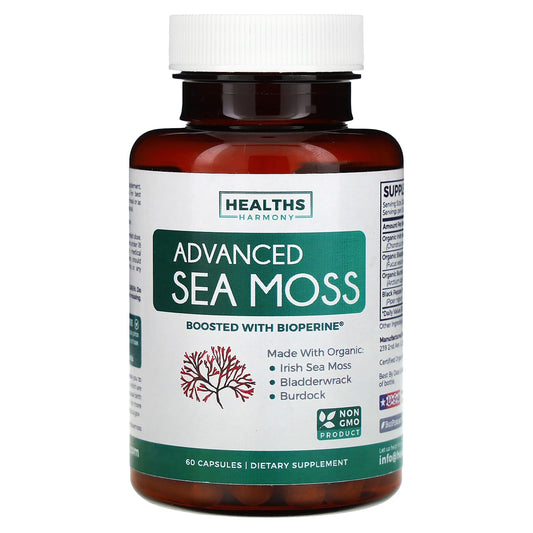 Organic Sea Moss Capsules for Enhanced Wellness - 60 Count - Image 1