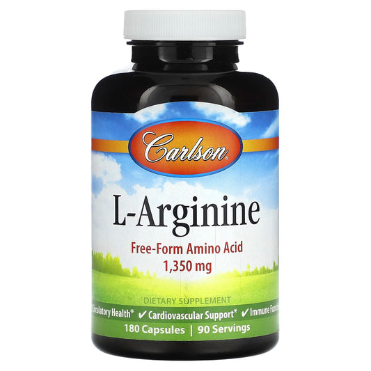Optimize Circulatory Health with Carlson L-Arginine Supplements - Image 1