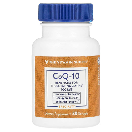 The Vitamin Shoppe, CoQ-10, 100 mg, 30 Softgels - Image 1