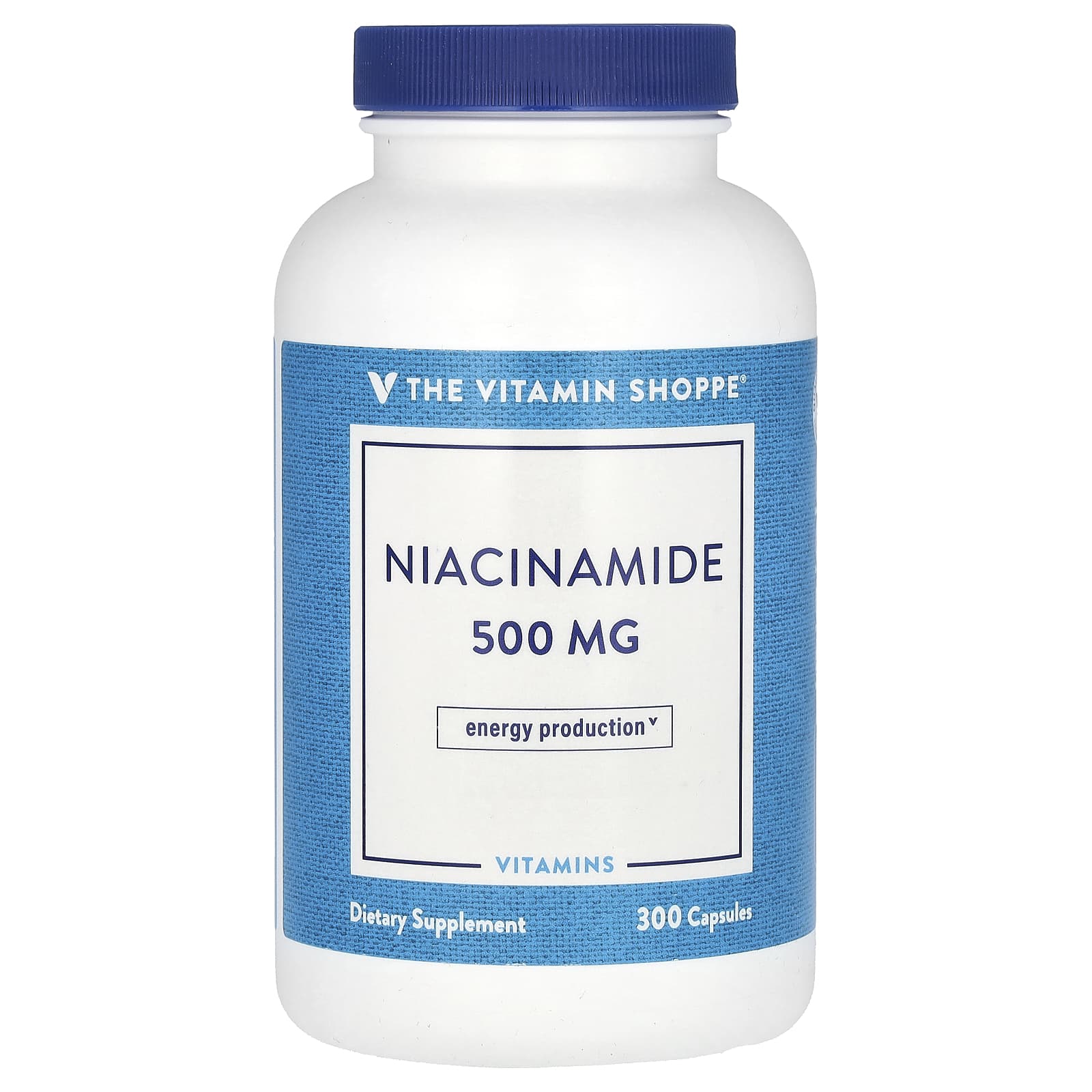 The Vitamin Shoppe, Niacinamide, 500 mg, 300 Capsules - Image 1