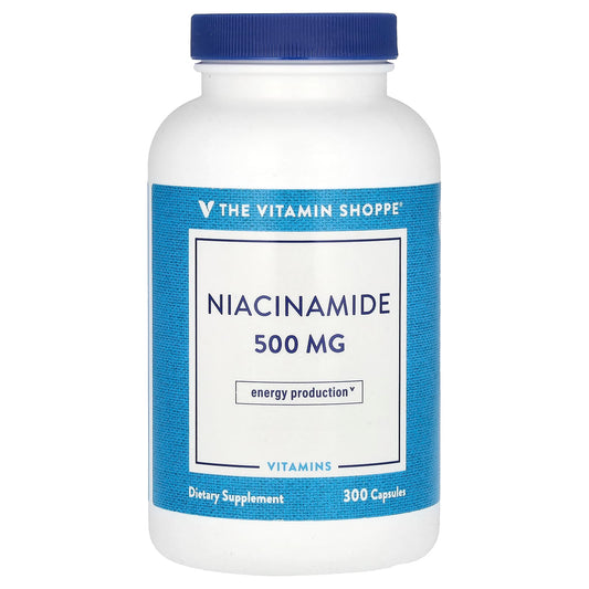 The Vitamin Shoppe, Niacinamide, 500 mg, 300 Capsules - Image 1