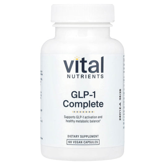 Vital Nutrients, GLP-1 Complete, 60 Vegan Capsules - Image 1