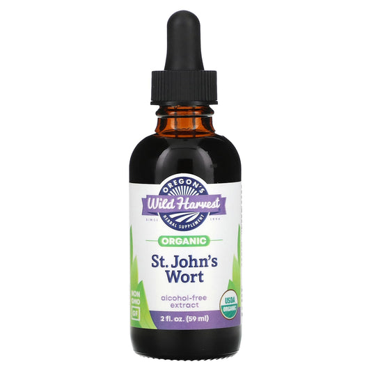 Oregon's Wild Harvest, Organic St. John's Wort, 2 fl oz (59 ml) (1,000 mg per Serving) - Image 1